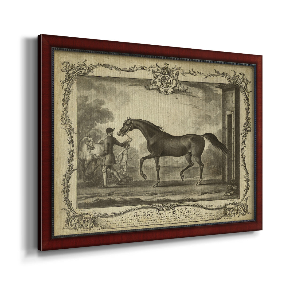 Distinguished Horses IV Premium Framed Canvas- Ready to Hang