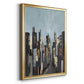 City Beat - Modern Framed Canvas Print