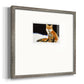 Fox- Premium Framed Print Double Matboard