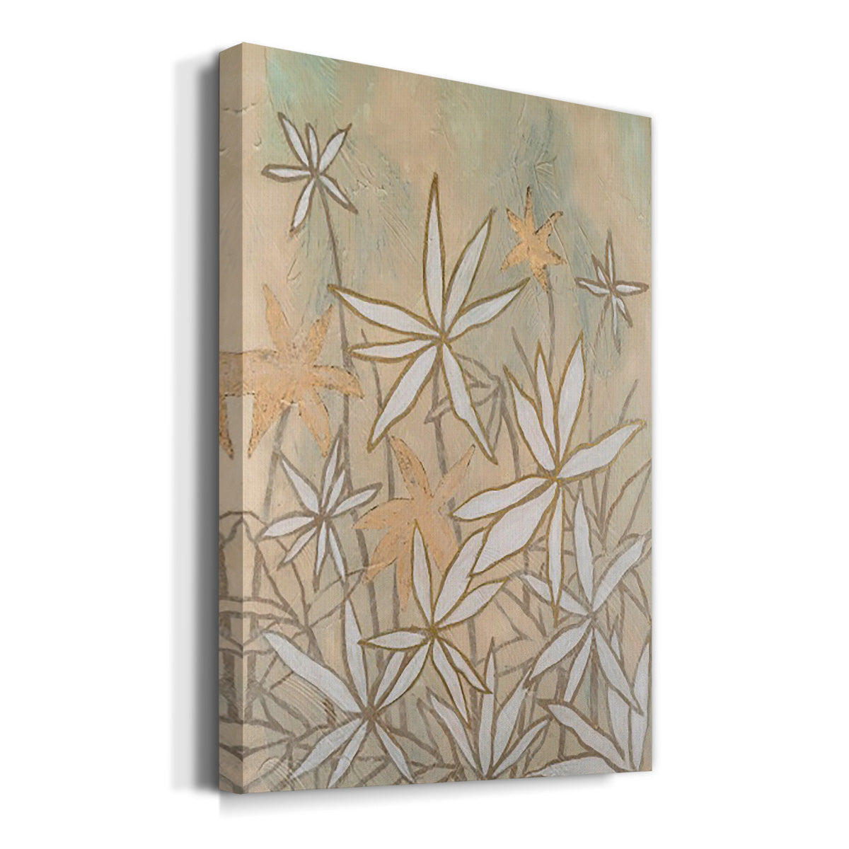 Embellished Starburst Bloom I - Canvas Art Print