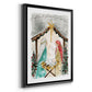 Unto Us A Child is Born - Modern Framed Canvas Print