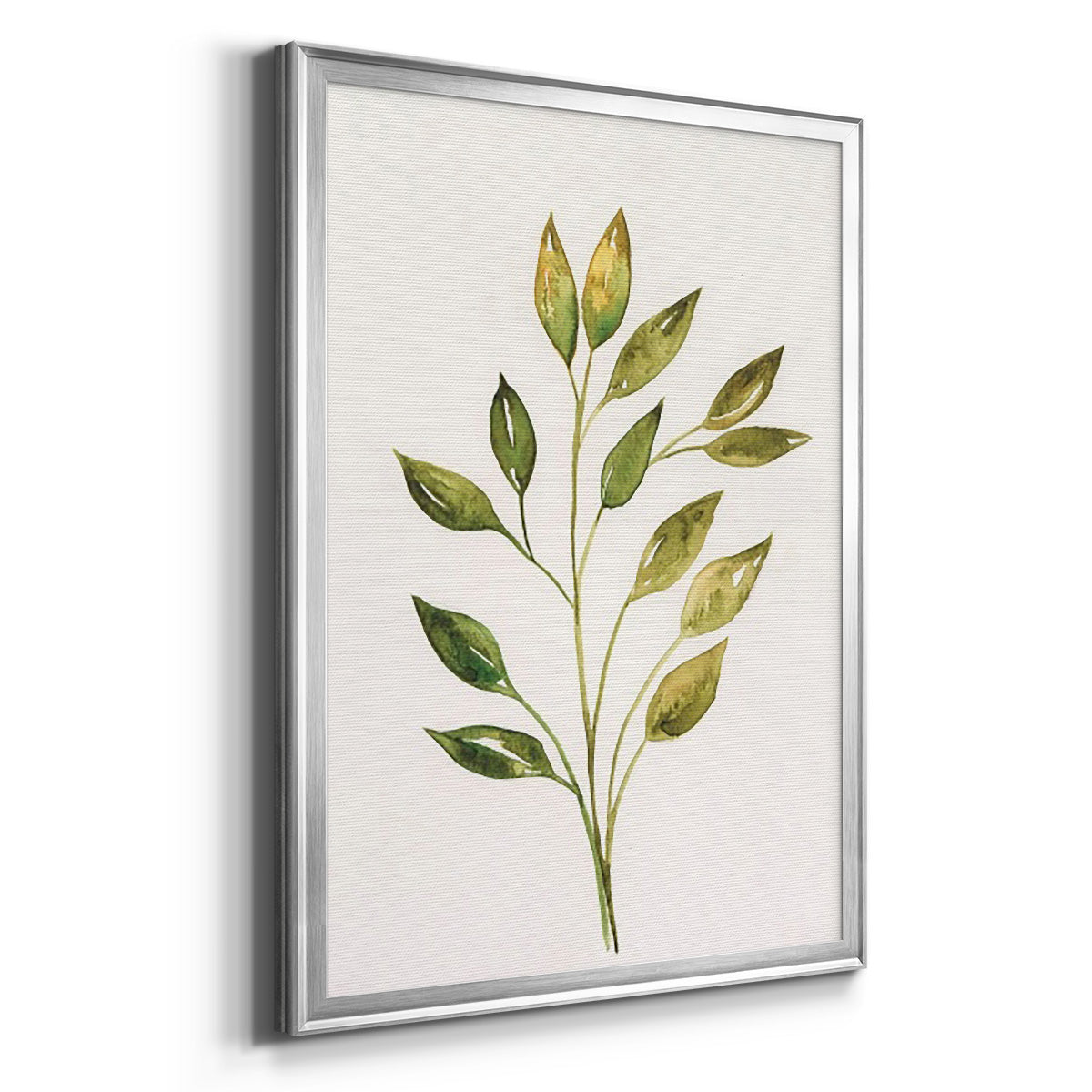 Single Twig II - Modern Framed Canvas Print