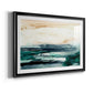 Sea Foam Flow II Premium Framed Print - Ready to Hang