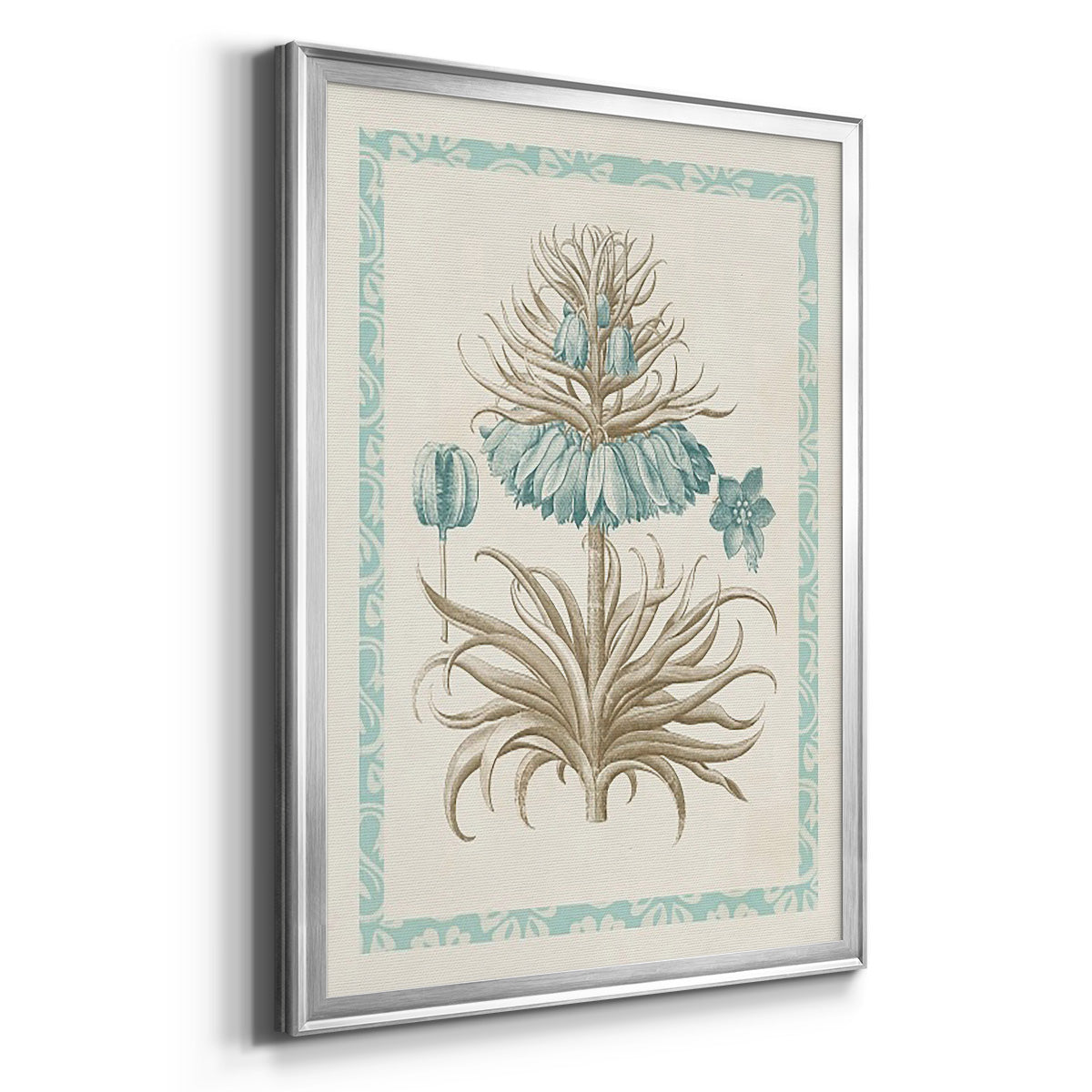 Willow Blue Besler II - Modern Framed Canvas Print