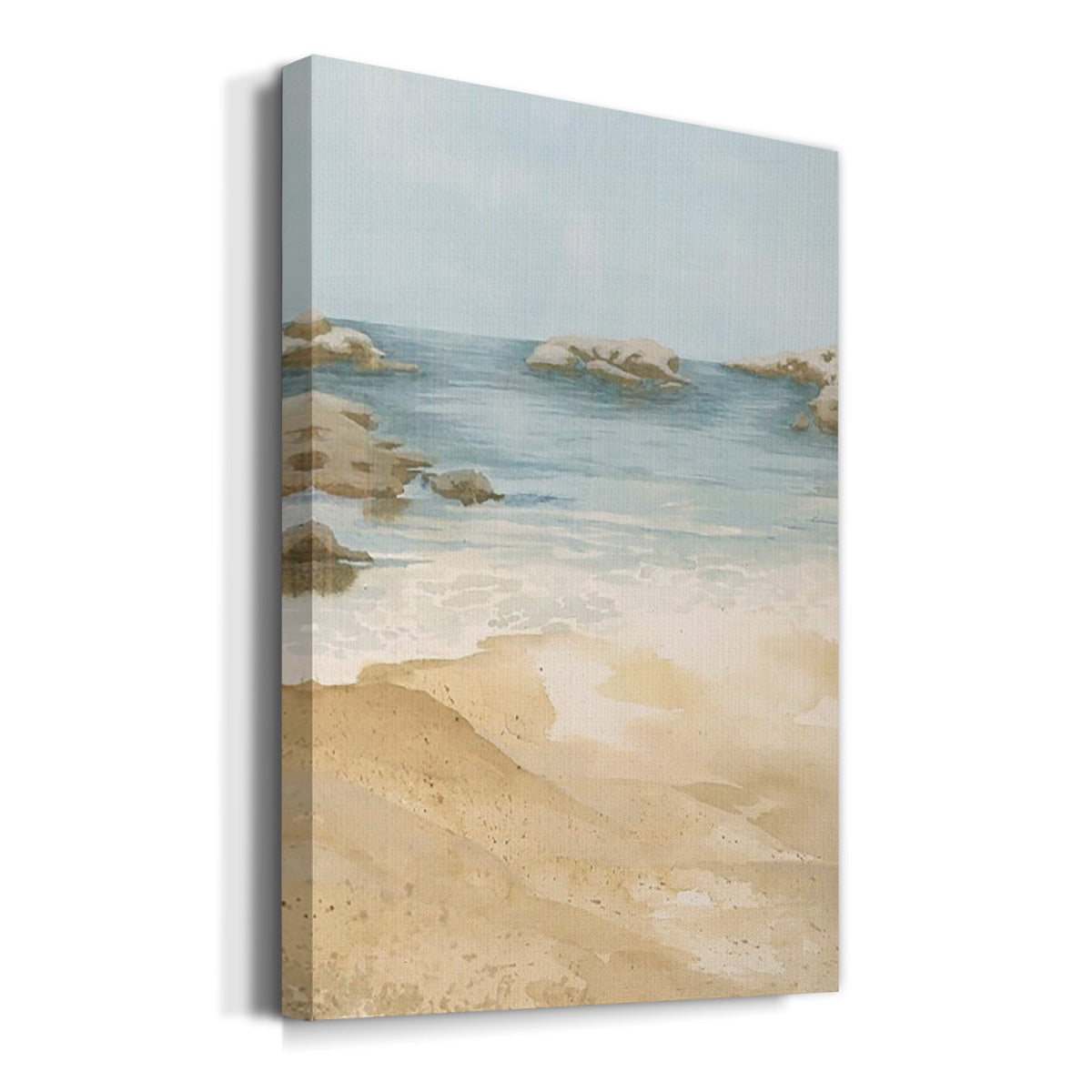 Tranquil Beach I Premium Gallery Wrapped Canvas - Ready to Hang