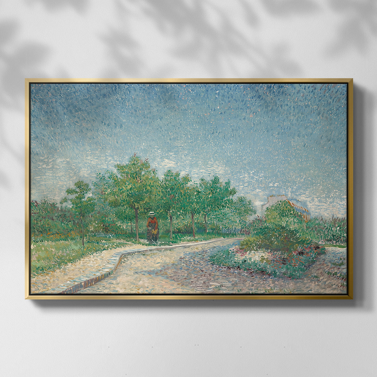Square Saint-Pierre, Paris, 1887 - Floater Framed Canvas Print