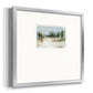 Wintery Horizon III Premium Framed Print Double Matboard