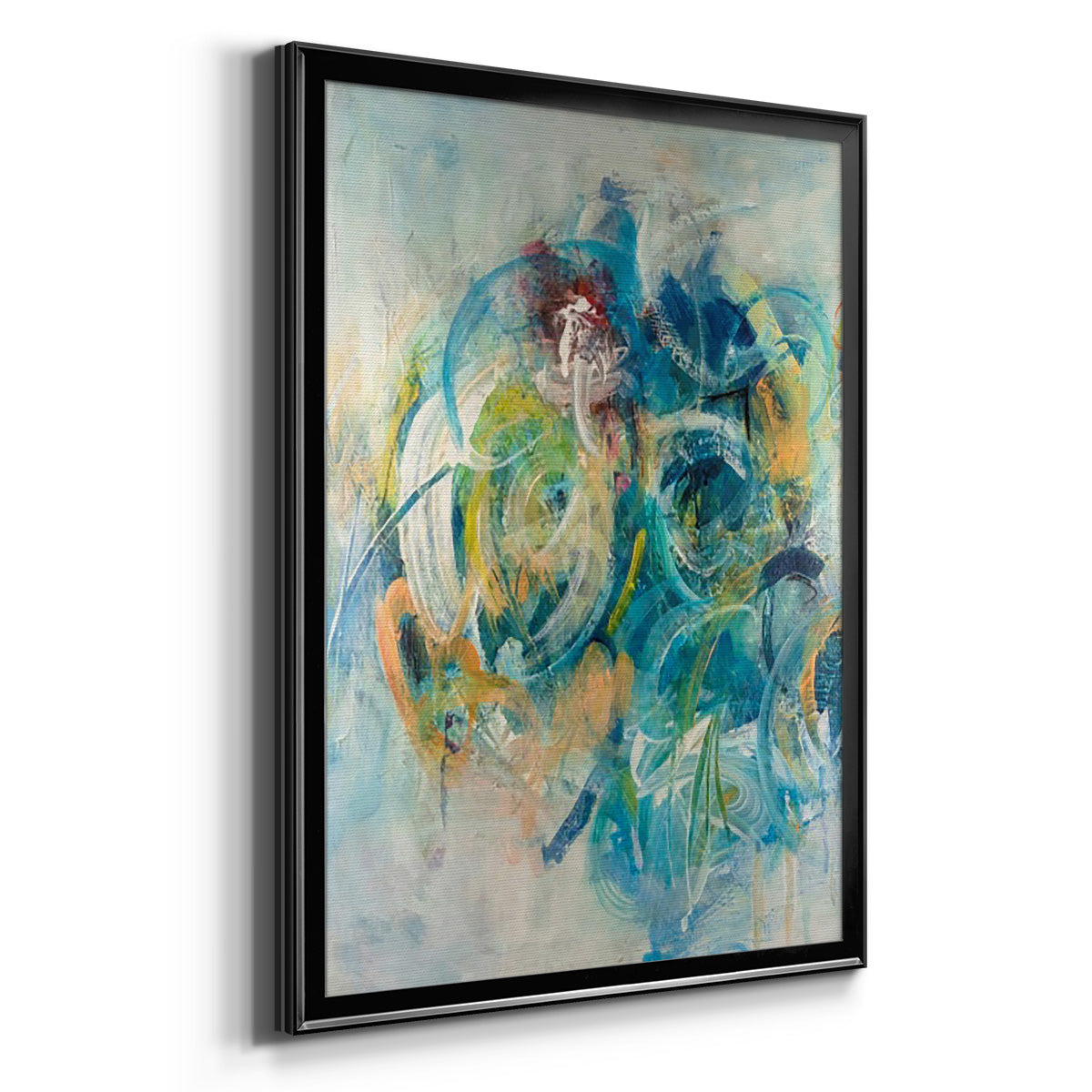 Silent Energy II - Modern Framed Canvas Print