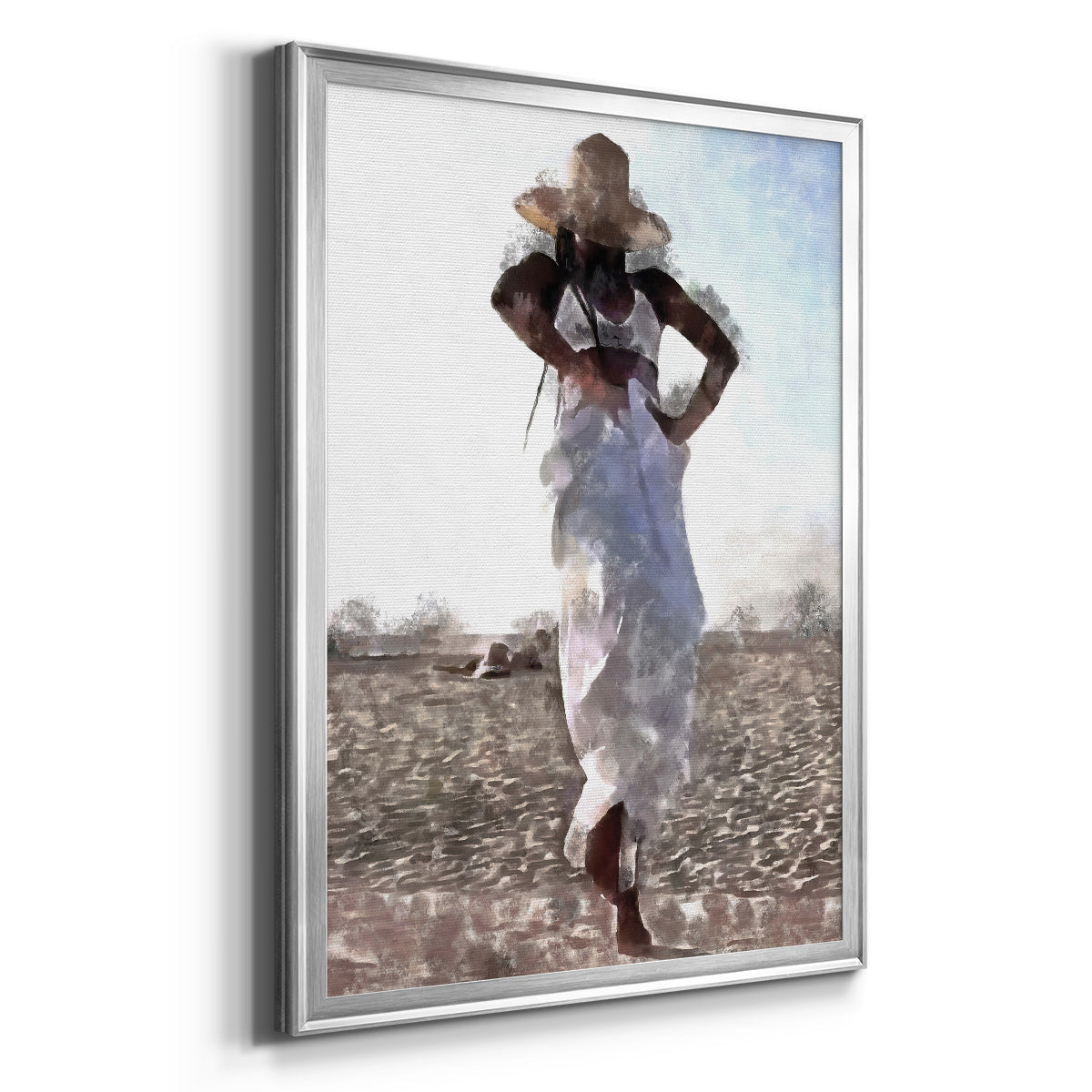 Her Dance I - Modern Framed Canvas Print