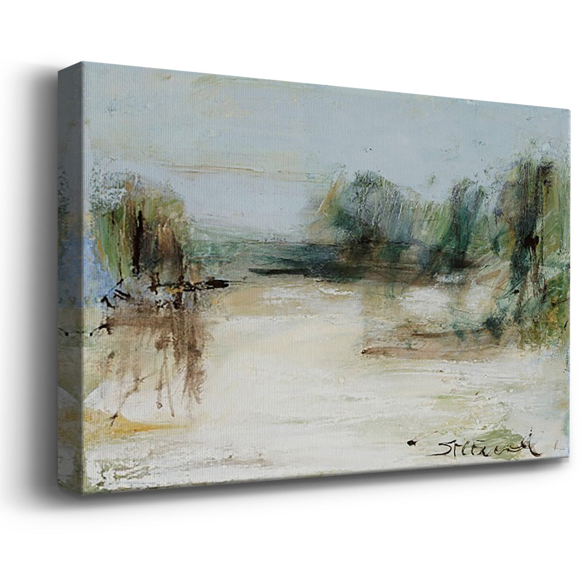 Wintery Horizon III Premium Gallery Wrapped Canvas - Ready to Hang