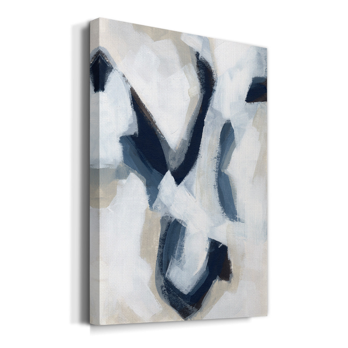 Indigo Imprint I Premium Gallery Wrapped Canvas - Ready to Hang