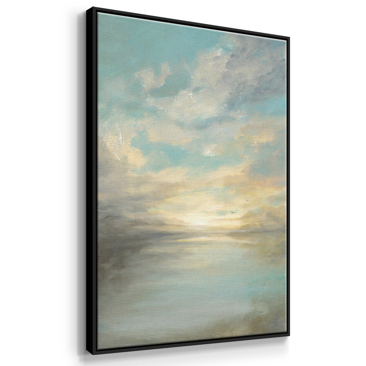 Morning Glory - Floater Framed Canvas Print