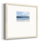 Beach Trio Premium Framed Print Double Matboard