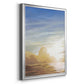 Luminous Waters I - Modern Framed Canvas Print