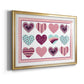 Sweet Valentine Collection A - Modern Framed Art Print