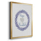 Hanukkah Wreath - Modern Framed Canvas Print