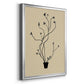 Spring Sprig Vase II - Modern Framed Canvas Print