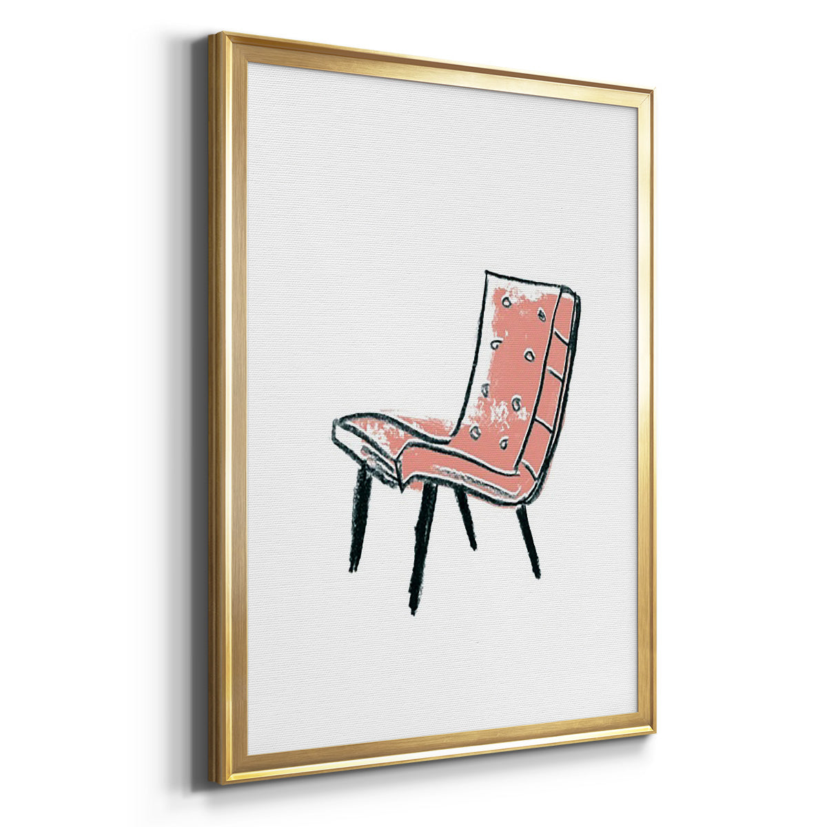 Take a Seat IX - Modern Framed Canvas Print