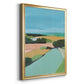 Bright Colored Countryside II - Modern Framed Canvas Print