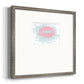 XOXO in Color Premium Framed Print Double Matboard