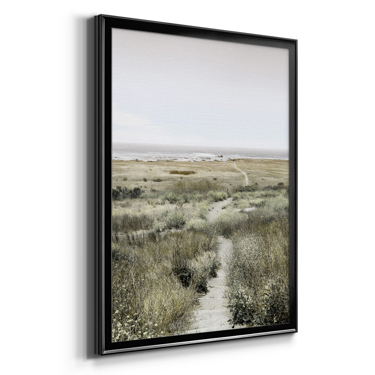 Footpath to Paradise - Modern Framed Canvas Print