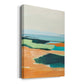 Aqua and Orange II Premium Gallery Wrapped Canvas - Ready to Hang