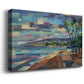 Morning Moon Over Waikiki - Canvas Art Print