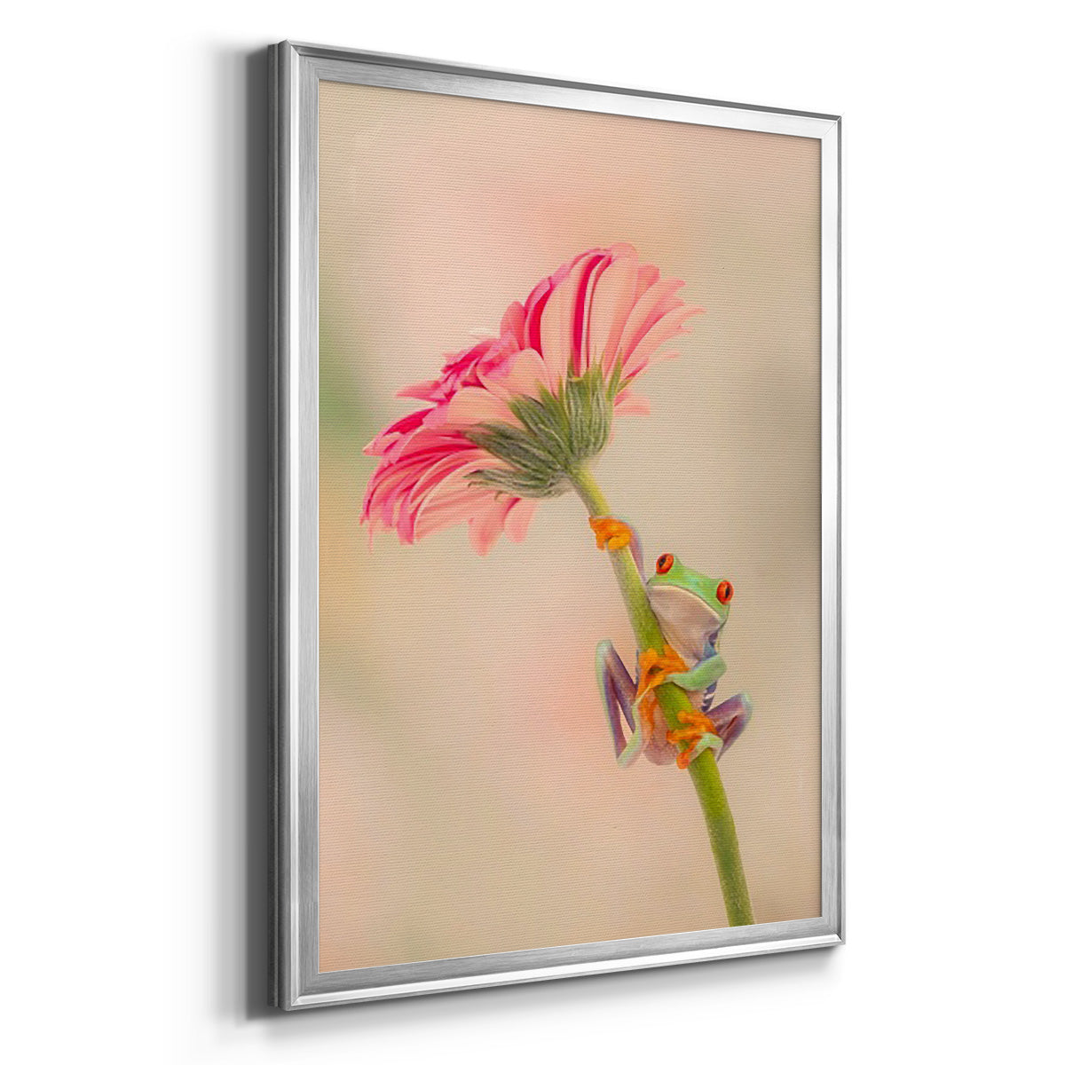 Hanging On I - Modern Framed Canvas Print