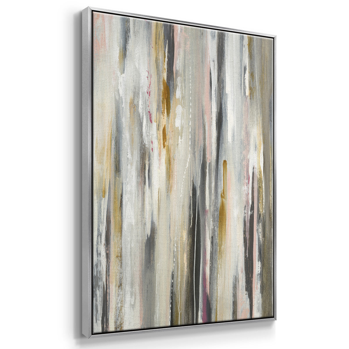 Color Ripple - Framed Premium Gallery Wrapped Canvas L Frame - Ready to Hang