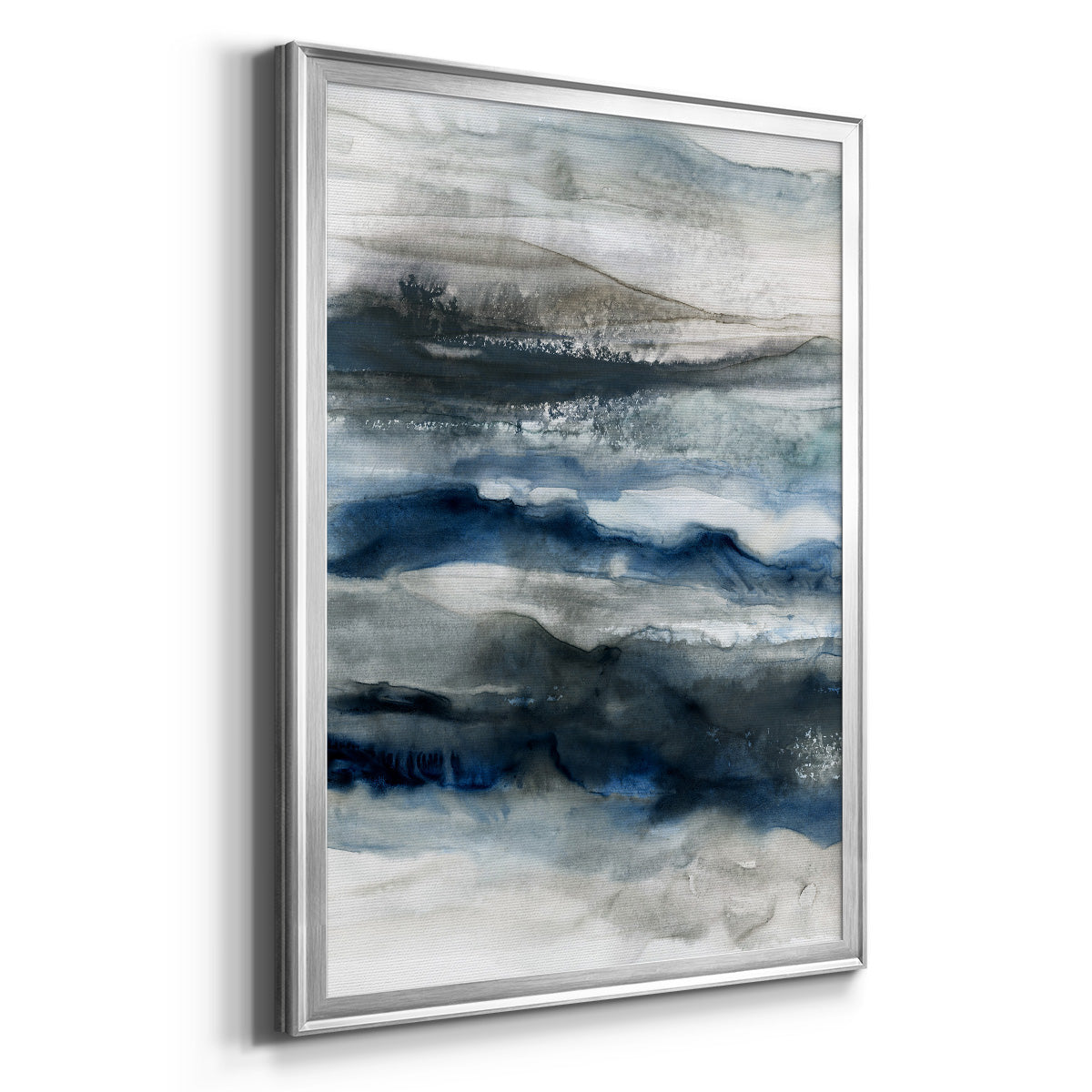 Ocean Depths - Modern Framed Canvas Print