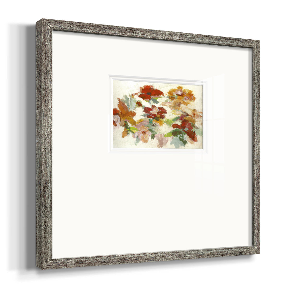 Floral Impressions V1- Premium Framed Print Double Matboard