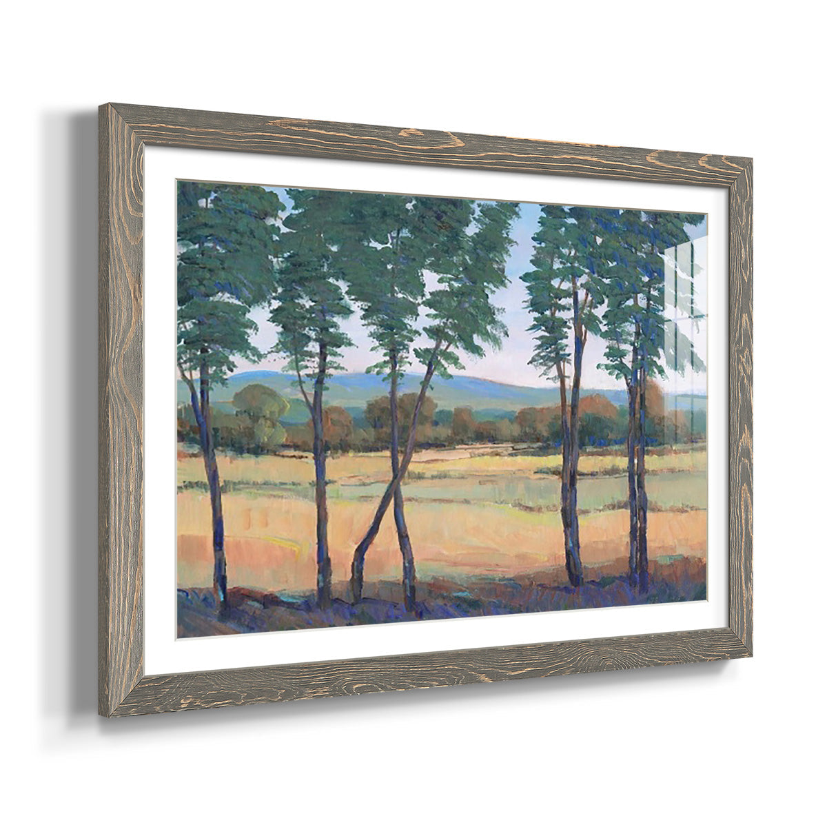 Still Morning I - Barnwood Framed Art Print