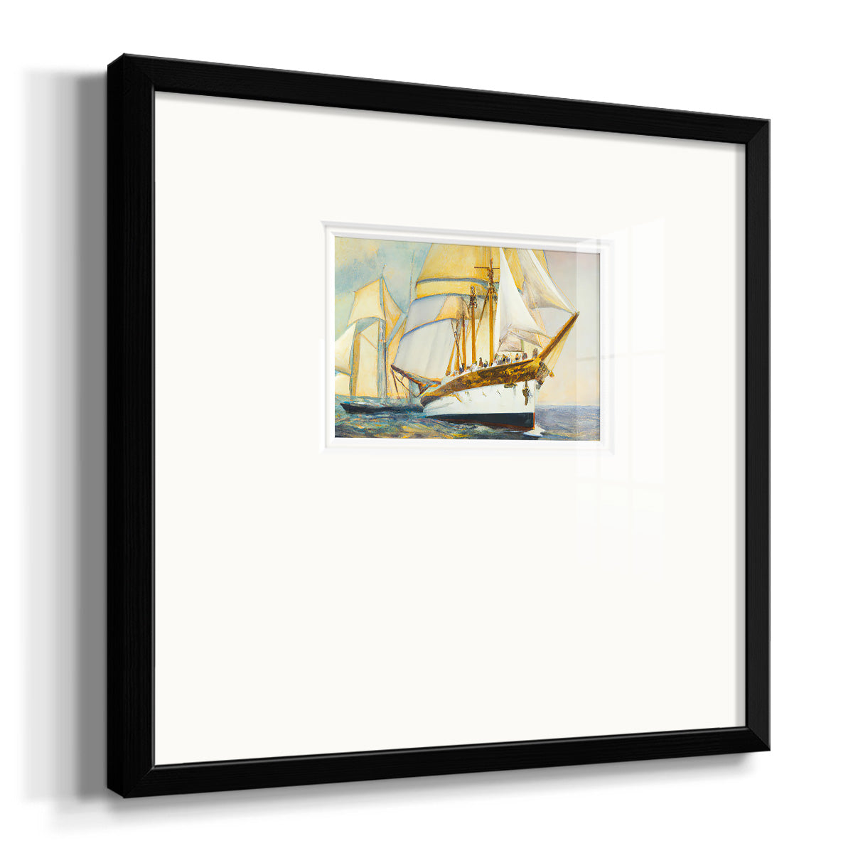 Golden Sailv IV Premium Framed Print Double Matboard