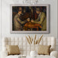 The Card Players - Ornate Framed Canvas Print