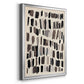 Chalk and Flint III - Modern Framed Canvas Print