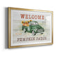 Pumpkin Patch - Modern Framed Art Print