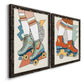 Let it Roll I - Premium Framed Canvas 2 Piece Set - Ready to Hang