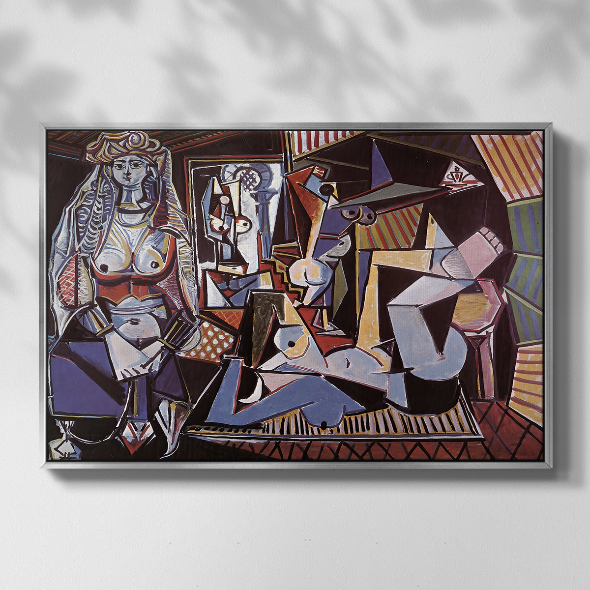 Women of Algiers (Version O), 1955 - Floater Framed Canvas Print