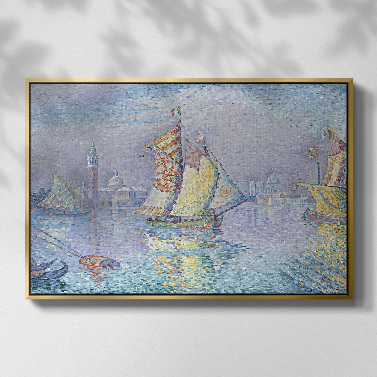Venice, the Yellow Sail, 1904 - Floater Framed Canvas Print