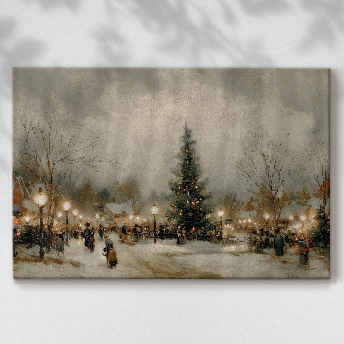 Dusk of Honeyed Manger - Canvas Art Print