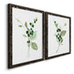 Sprigs in Green I   - Premium Framed Canvas 2 Piece Set - Ready to Hang