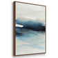 Waves II - Framed Premium Gallery Wrapped Canvas L Frame - Ready to Hang