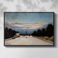 The Eiffel Tower, c. 1898 - Floater Framed Canvas Print