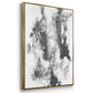 Graphite Abstract I - Floater Framed Canvas Set