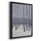 Bare Trees in Winter I - Modern Framed Canvas Print