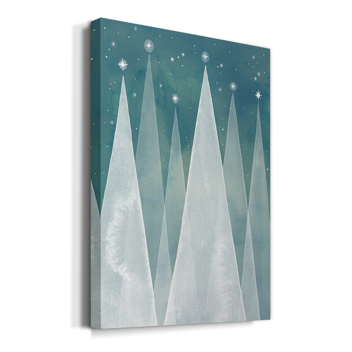 Mod Evergreens I - Canvas Art Print