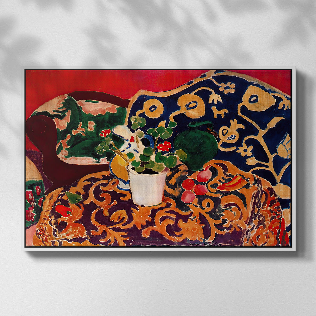 Spanish Still Life, c. 1910 - Floater Framed Canvas Print
