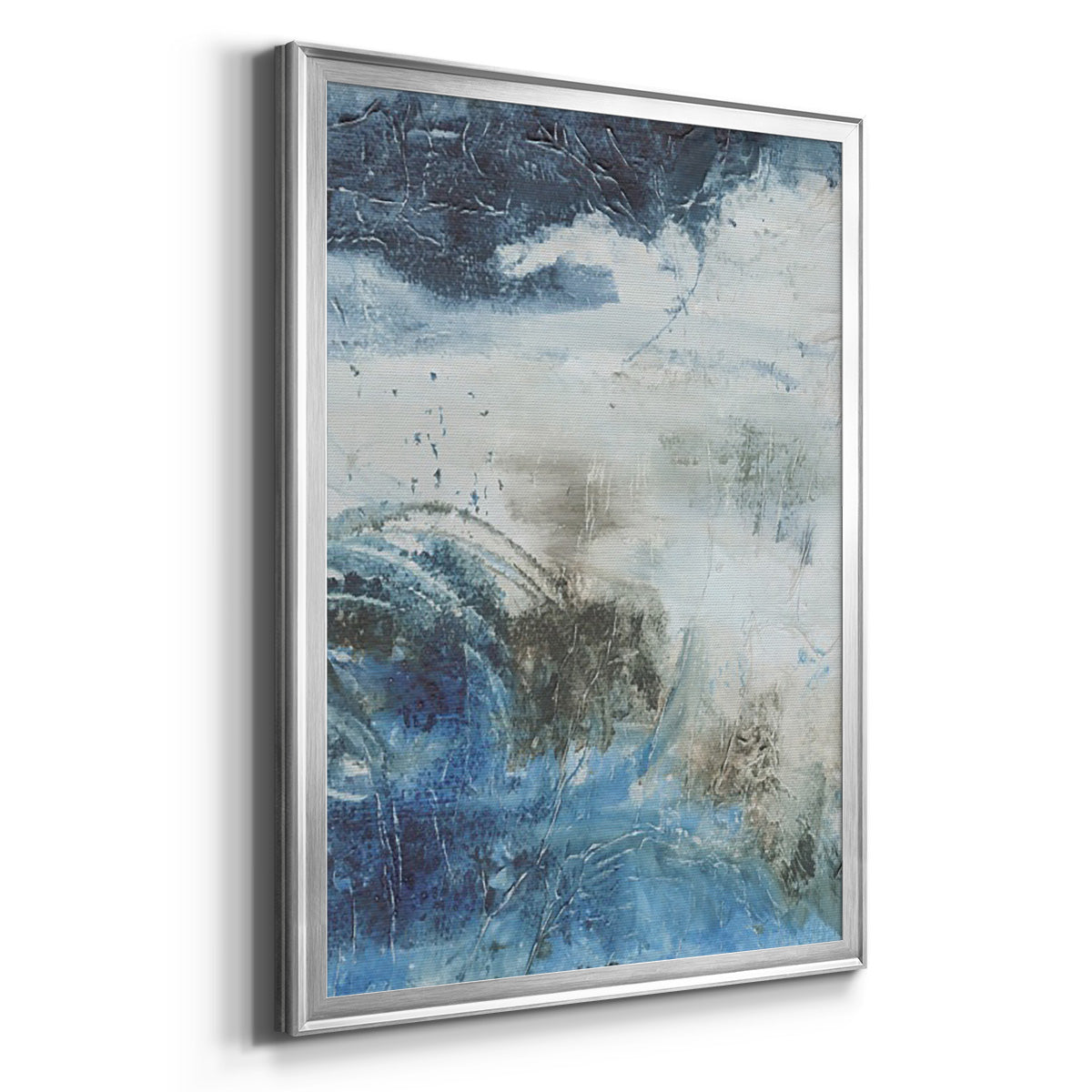 Coastal Seas I - Modern Framed Canvas Print