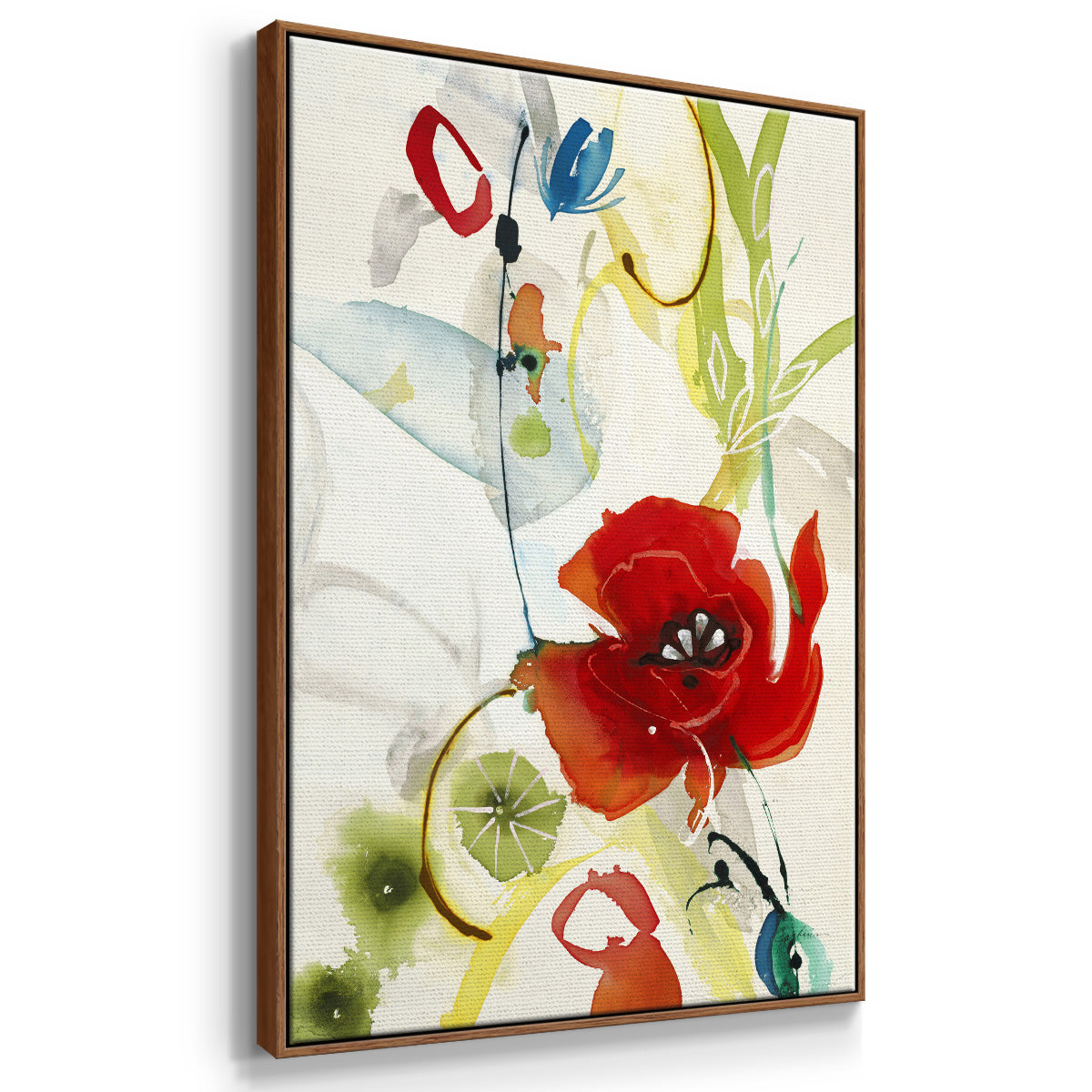 Local Color II - Framed Premium Gallery Wrapped Canvas L Frame - Ready to Hang