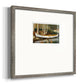 Golden Canoe Premium Framed Print Double Matboard